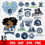 Minnesota Timberwolves svg eps dxf png file