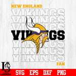 Minnesota Vikings Fan svg eps dxf png file