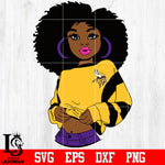 Minnesota Vikings Girl Svg Dxf Eps Png file