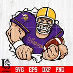Minnesota Vikings football player Svg Dxf Eps Png file