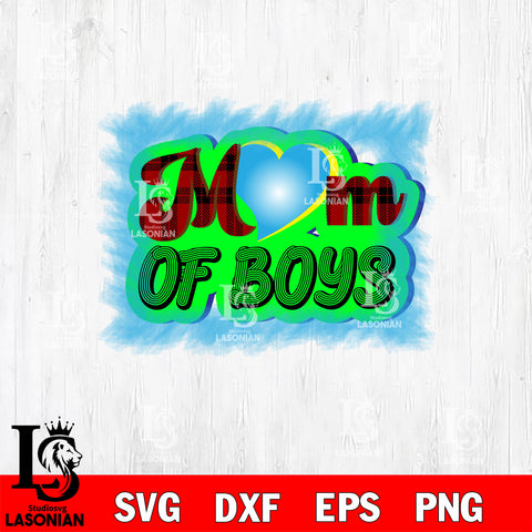 Mom Of Boys  svg dxf eps png file