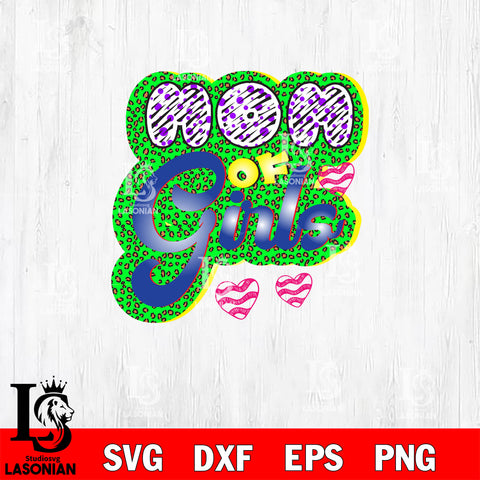 Mom Of Girls 1   svg dxf eps png file
