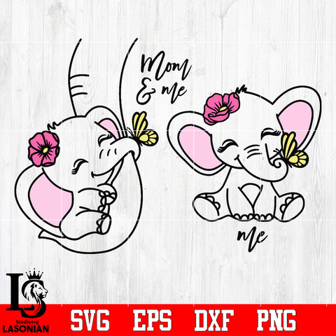 Mom and me Svg Dxf Eps Png file