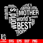 Mom heart svg eps dxf png file