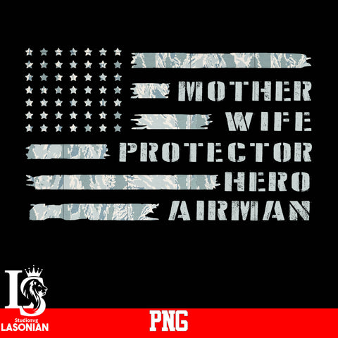 Mother Wife Protector Hero Airman PNG file