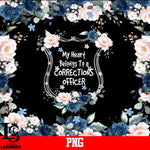 My Heart Belongs To A Corrections Officer PNG file