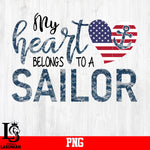 My heart Belongs To A Sailor PNG file