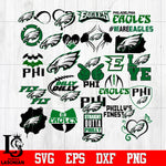 Philadelphia Eagles Bundle 20, bundle Nfl, Bundle sport, Digital Cut Files Svg Dxf Eps Png file