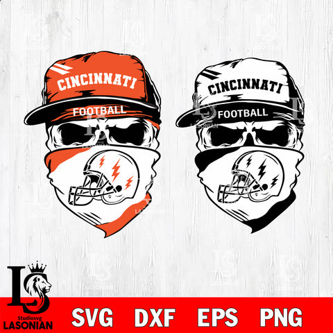 Cincinnati Bengals Skull svg,eps,dxf,png file , digital download