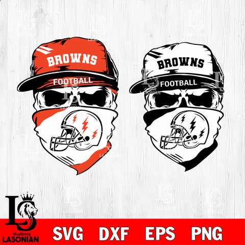 Cleveland Browns Skull svg,eps,dxf,png file , digital download