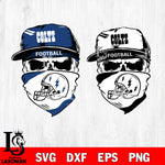 Indianapolis Colts Skull svg,eps,dxf,png file , digital download