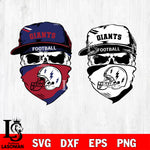 New York Giants Skull svg,eps,dxf,png file , digital download