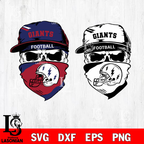 New York Giants Skull svg,eps,dxf,png file , digital download