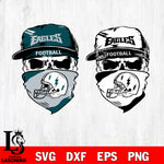 Philadelphia Eagles Skull svg,eps,dxf,png file , digital download