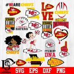 Kansas City Chiefs Bundle, bundle Nfl, Bundle sport Digital Cut Files Svg Dxf Eps Png file