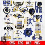 Baltimore Ravens Bundle, bundle Nfl, Bundle sport Digital Cut Files Svg Dxf Eps Png file