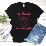 In October We Wear Pink Breat Cancer Awareness svg,eps,dxf,png file