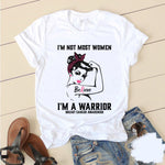 I'm Not Most Women Be Lieve I'm A Warrior Breast Cancer Awareness svg,eps,dxf,png file