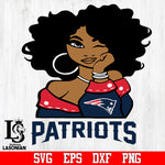 New England Patriots Girl svg,eps,dxf,png file