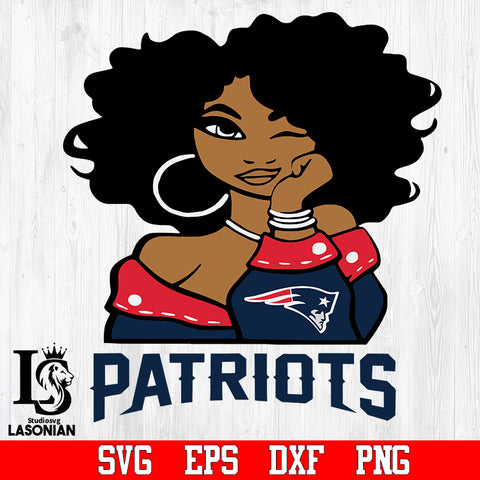 New England Patriots Girl svg,eps,dxf,png file