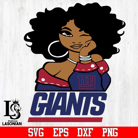 New York Giants Girl svg,eps,dxf,png file