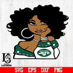New York Jets girl svg,eps,dxf,png file