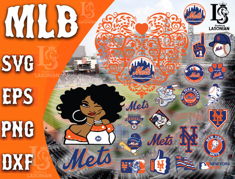 New York Mets SVG Files, Cricut, Silhouette Studio, Digital Cut Files, New Jersey