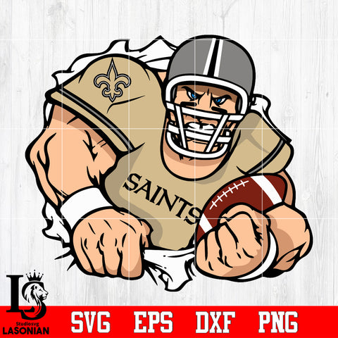 New Orleans Saints football player Svg Dxf Eps Png file