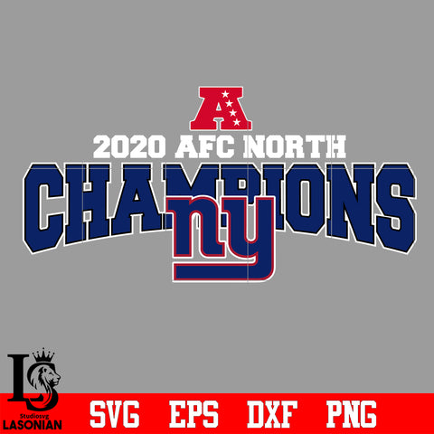 New York Giants 2020 AFC North Champions Svg Dxf Eps Png file