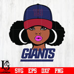New York Giants Girl svg eps dxf png file
