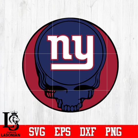 New York Giants Skull Ball Svg Dxf Eps Png file Svg Dxf Eps Png file