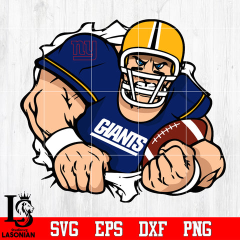 New York Giants football player Svg Dxf Eps Png file