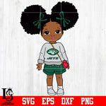 New York Jets Littel Girl NFL Svg Dxf Eps Png file