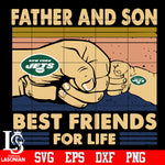 New York Jets and son best friends for life Svg Dxf Eps Png file