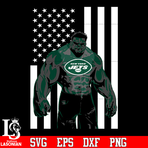 New York Jets hulk flag svg eps dxf png file
