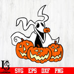 Nightmare Before Christmas, Zero, Pumpkin, Halloween svg eps dxf png file
