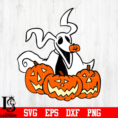 Nightmare Before Christmas, Zero, Pumpkin, Halloween svg eps dxf png file