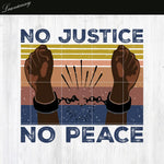 No Justice No Peace PNG file