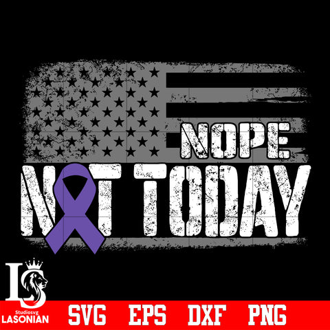 Nope not today Cancer Awareness svg eps dxf png file