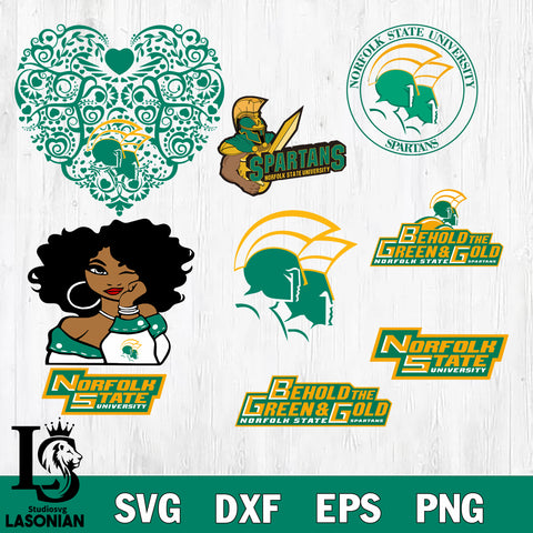 Bundle NCAA Norfolk State Spartans eps dxf png file