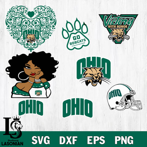 Bundle NCAA Ohio Bobcats eps dxf png file