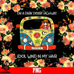 On A Dark Desert Highway Cool Wind In My Hair PNG file