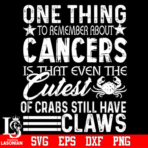 One thing to remember about cancers is that even the cutest Svg Dxf Eps Png file