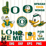 Bundle Logo Oregon Ducks football svg eps dxf png file