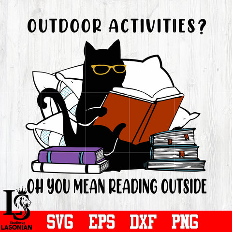 Outdoor Activities Oh You Mean Reading Outside PNG file