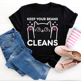 Keep Your Beans Cleans cat svg,eps,dxf,png file