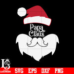 Papa Claus Christmas svg eps dxf png file