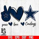 Peace Love Cowboys svg,eps,dxf,png file