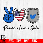 Peace Love Safe,Police PNG file