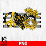 Peace Love Skull Mom  Png file